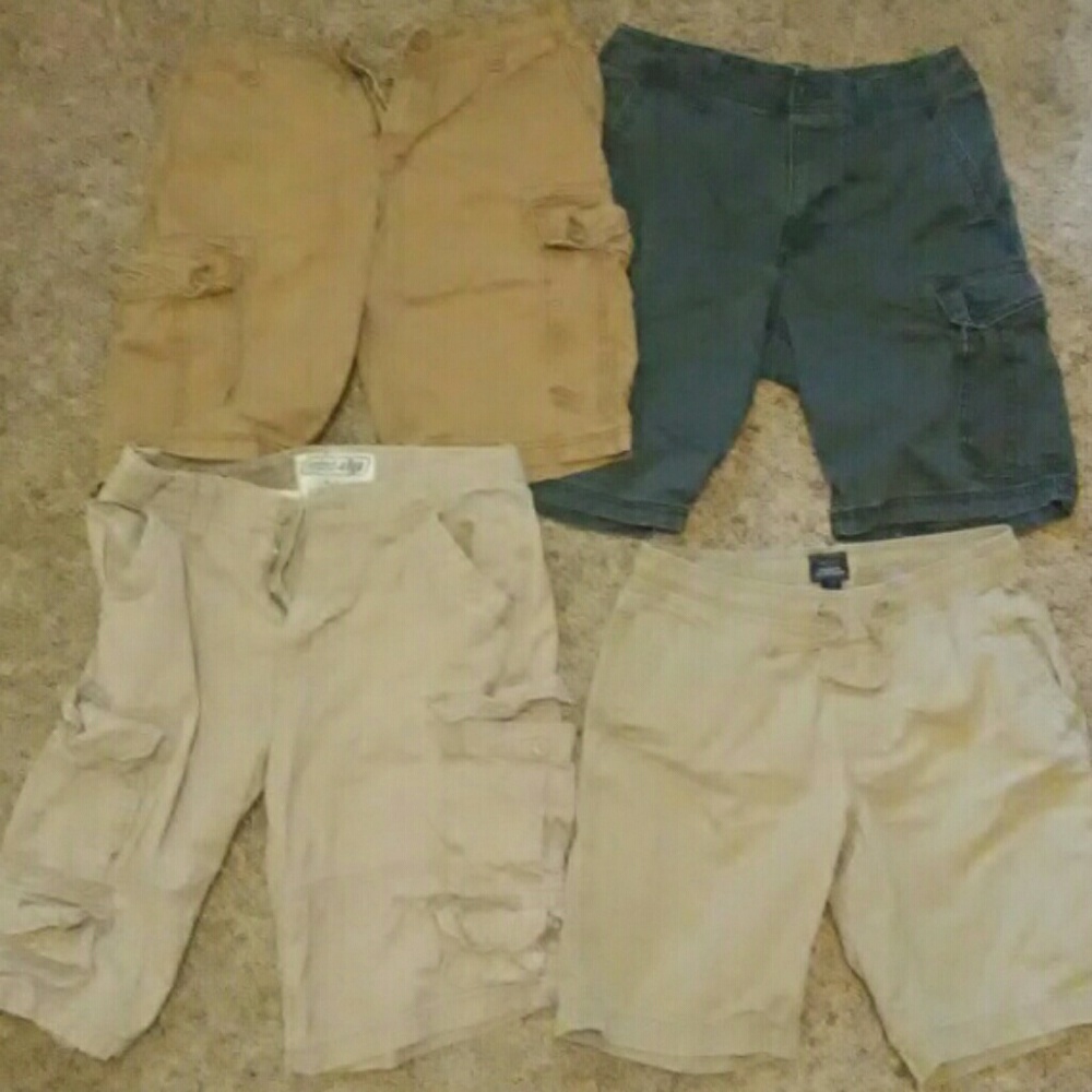 4-Pair of Men's Cargo Shorts